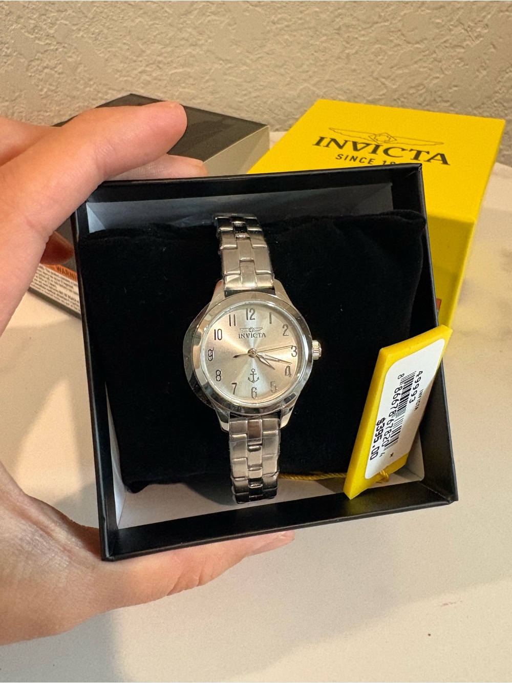 Invicta Silver-Tone Women's Bracelet Watch with Silver Dial